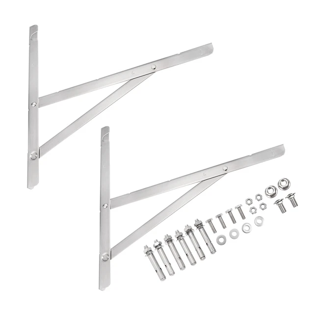 Montaje Soporte para 9000-36000BTU A/C Calor Bomba Sistema Soporta Hasta 573 Lbs