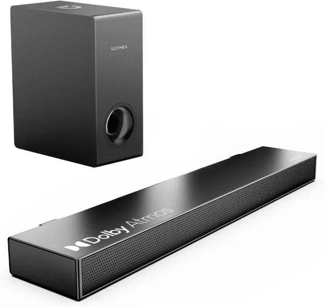 Dolby Atmos Soundbar TV, Sound Bar Televisore Con Subwoofer, Bassmax, Soundbar 3