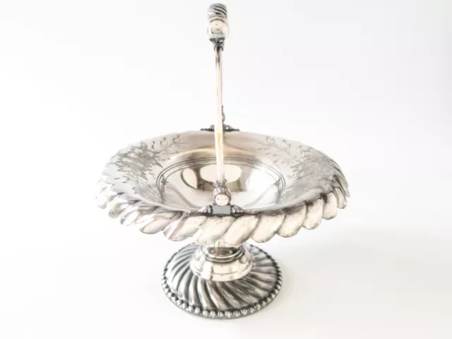 Antique Silver Plate Bride's Basket Aesthetic Era Barbour Bros Co