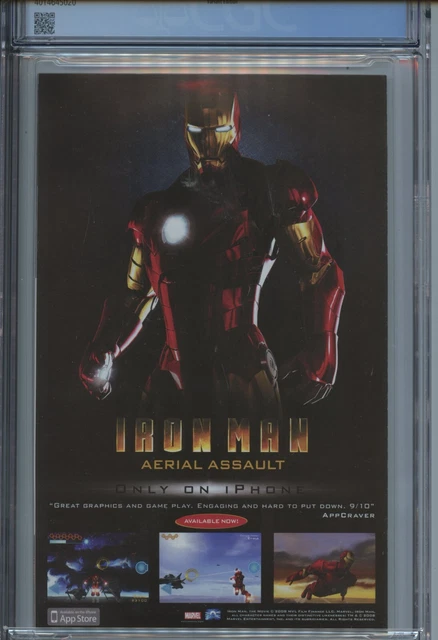 2009 Marvel Invincible Iron Man #10 Iron Patriot App. Variant Edition Cgc 9.6 Wp 3