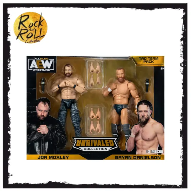 AEW ALL ELITE Wrestling Unrivaled Collection Tag Team Pack Hook