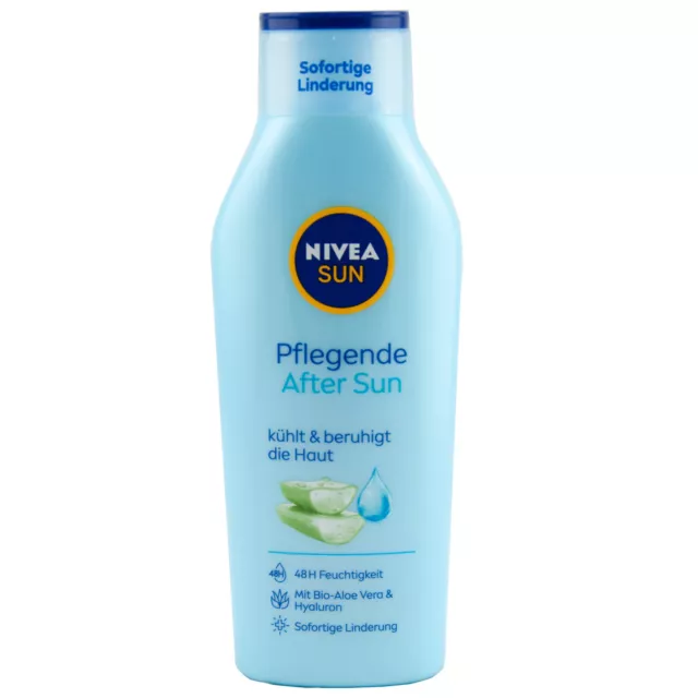 Nivea Sun Soins Après Sun Lait 1 x 400 ML Refroidit Et Calme Avec Aloe Vera