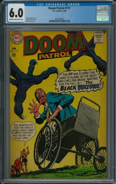 DOOM PATROL #117 CGC 6.0 (2/68) DC Comics
