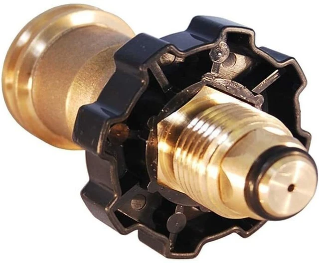 Universal Propane Tank Adapter for Old POL Style to New Style/100% Solid Brass