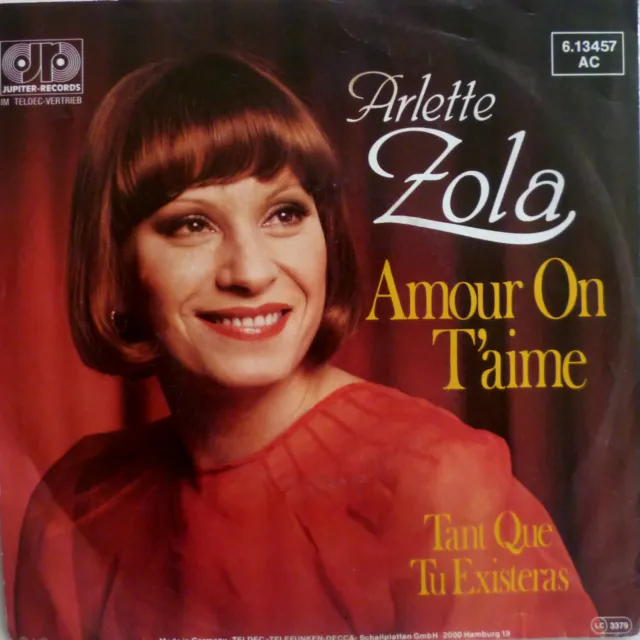 7"GRAND PRIX 1982 (FRANCE) ARLETTE ZOLA Amour On T´Aime