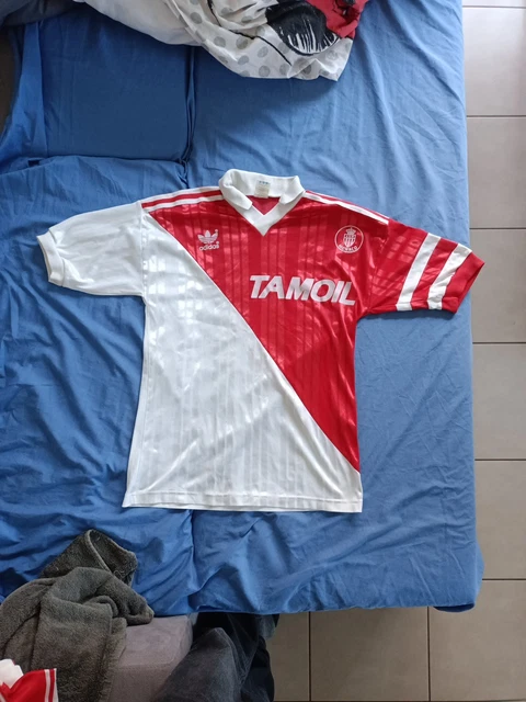 Maillot AS Monaco Vintage Domicile 1991-1992 - Adidas Taille XL - Occasion