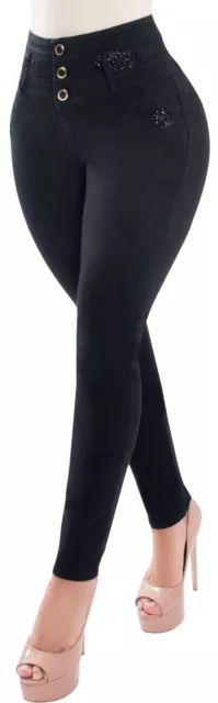 Cysm Colombian Sexy Black Jeans High Waist Butt Lifter Levanta