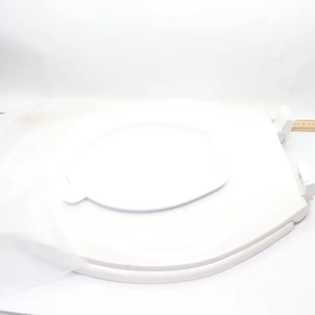 Elongated Toilet Seat with Built-in Potty Training Seat for Toddlers& Adults