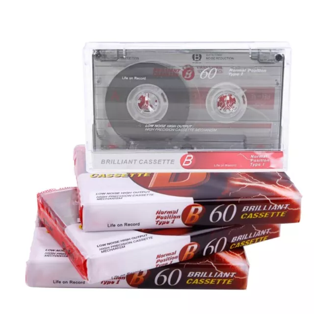 Cassette Tape with 60 Minutes Convenient Recording Blank Cassette Tape