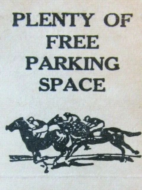 Horse Racing Sports Matchbook Matchcover: Blade Cafe (Cincinnati, Ohio) -E13
