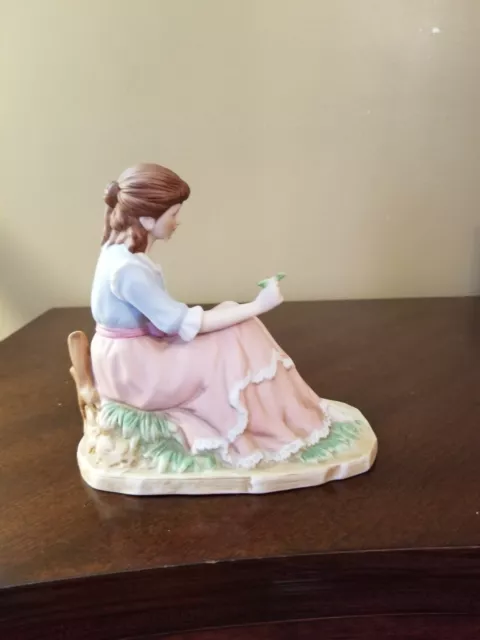 HOMCO Home Interiors Porcelain Figurine "Behold the Beauty" 2