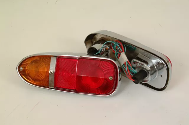 Triumph TR4 TR4a TR5 TR250 rear lamps pair trshop.co.uk  TR Shop since 1974