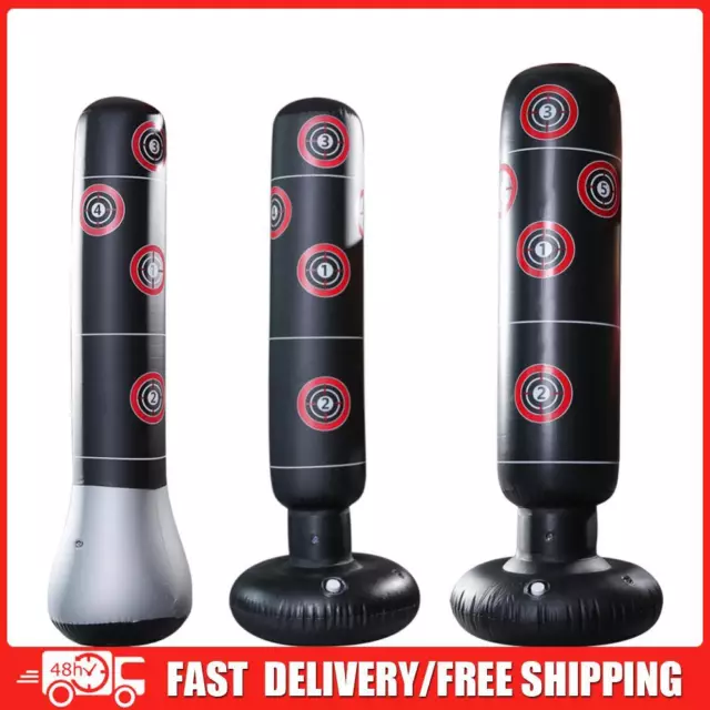 Inflatable Punching Bag Freestanding Boxing Target Bag for Adults and Children