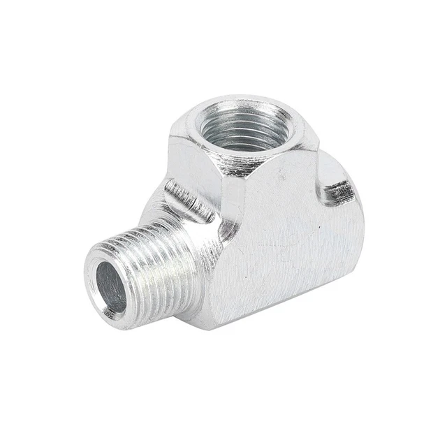 Capteur De Pression D'eau D'huile, Manomètre Et Adaptateur Pour Tuyau En T 1/8
