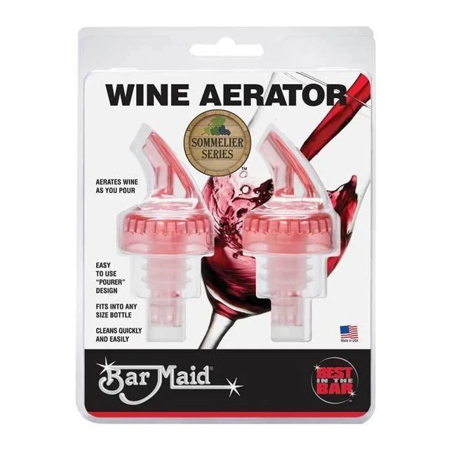 Bar Maid BMP-600AR Sommelier Series Wine Aerator - 2 / PK