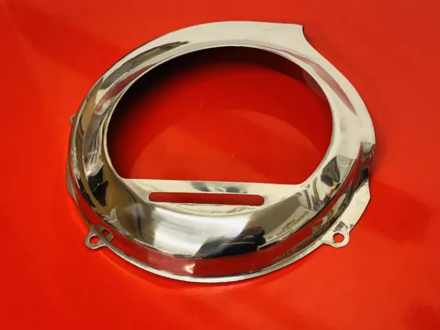 Vespa 150 Super 1965 To 1979 Polished Stainless Steel Flywheel Cover