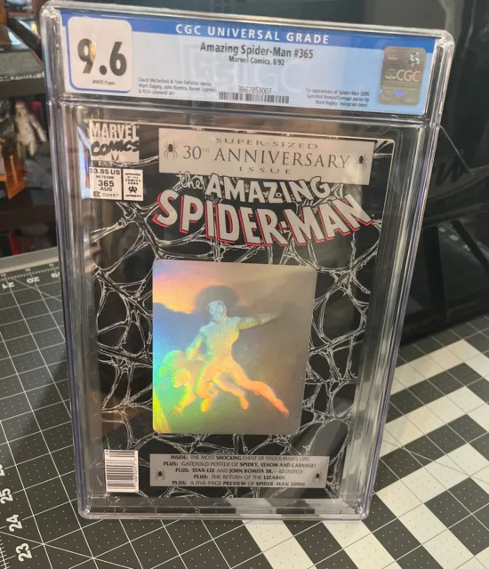 Amazing Spider-Man #365 1st App Spider-Man 2099. CGC 9.6 Newsstand White pgs1992