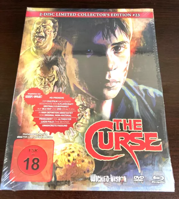 The Curse (1987) Wil Wheaton (REGION B/2 Blu Ray DVD Combo) German Import NEW