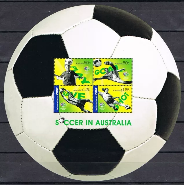 Australien: MiNr. Block 61 **, postfrisch, Soccer in Australia 2006 MNH [9246]