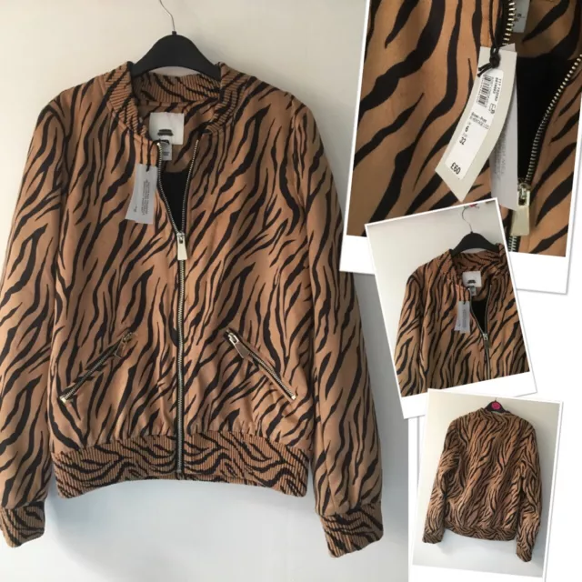 Giacca spazzolata morbida in pelle scamosciata morbida New Tags River Island donna anziana taglia 6 pezzi £60