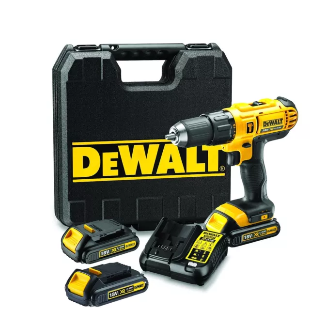 DEWALT DCD776C3 - TALADRO PERCUTOR 18V 3 BAT. 1,3Ah 42Nm