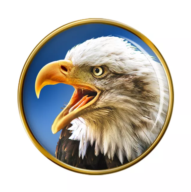 Calva Águila Pin de Solapa