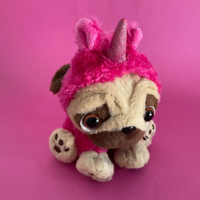 PUGSLEY FRIENDS Pug Dog Keel Toys Cute Soft Plush Toy 18cm tall