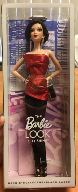 2014 The Barbie Look City Shine Collector Black Label Mattel NRFB CJF51