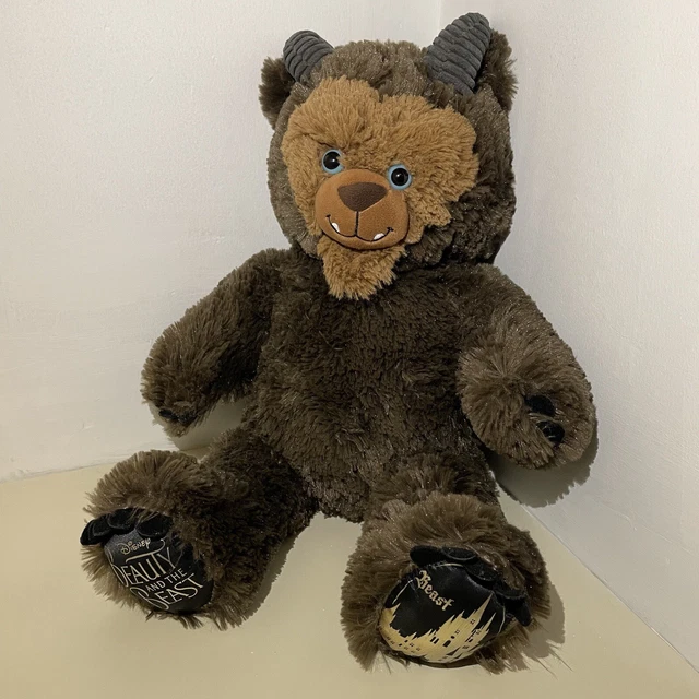 DISNEY BEAUTY AND The Beast Build A Bear - The Beast Soft Plush Toy ...