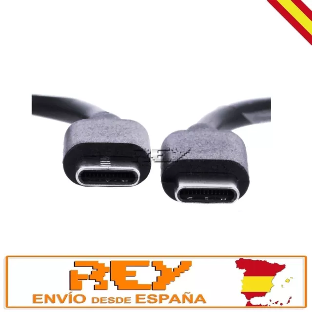 Cable USB Tipo C Macho a Macho para REALME GT Carga Rápida Datos v259