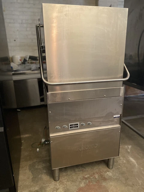 PASS THROUGH DISHWASHER 3 Phase - Kromo Hood HOOD110/3PH Commercial ...