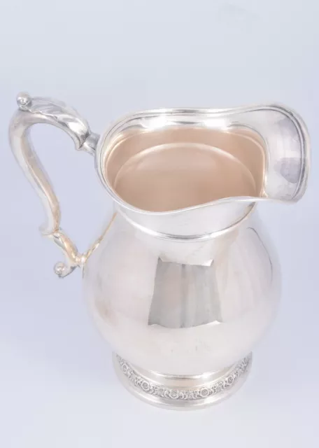 Vintage Prelude International Sterling Silver Water Pitcher Jug 4-1/4 Pint