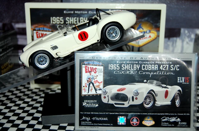 Miniature Matchbox 1/64 Shelby Cobra 427 S/C 'Elvis Drive-In' 1966 - Occasion Très Bon état