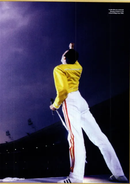 Ptp36 Magazine Mini Picture Pin Up 11X9" Freddie Mercury Queen