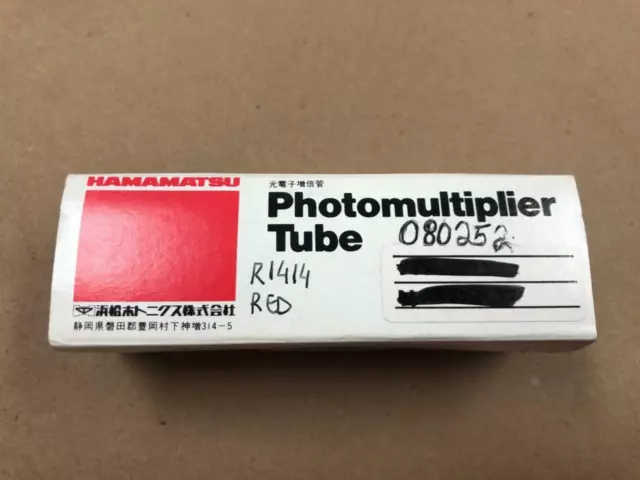 Hamamatsu Photomultiplier Tube R1414 Red NEW OLD STOCK