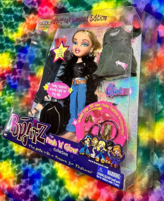 Bratz 2002 Limited Edition Funk ‘N’ Glow Cloe Fashion Doll #3 (Box - Good)