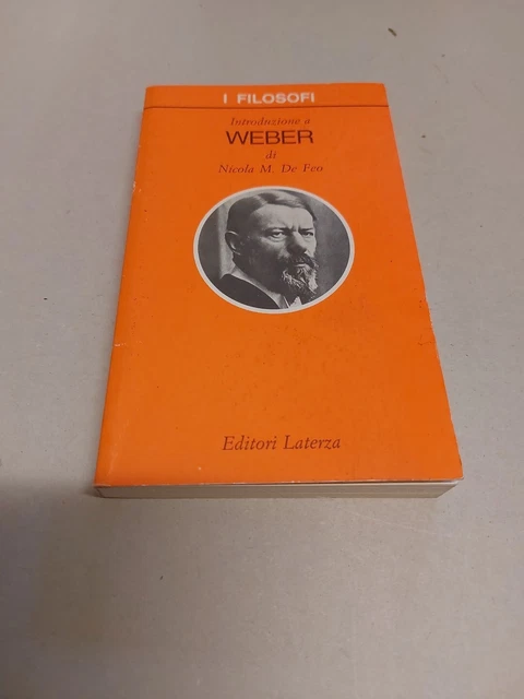 De Feo M. Nicola Introduzione a Weber 2000 Laterza, 21f24