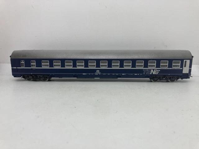 Voiture De Train Rivarossi LITS Lx CIWL Bleue - Échelle HO (1:87) - Neuve - HR4101