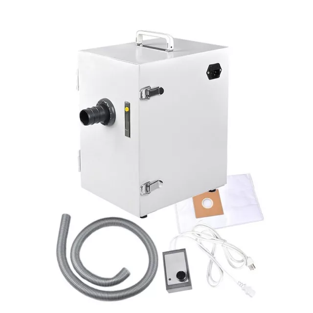 370W Dental Lab Dust Collector Vacuum Cleaner Single-Row Dust Extractor JT-26