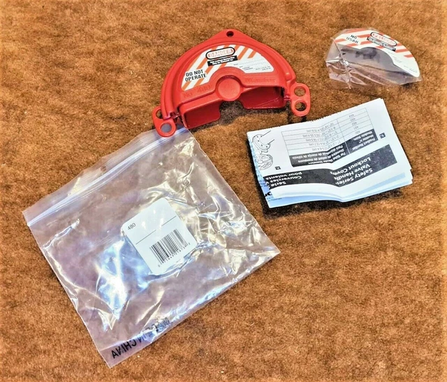 DEVICE ROTATING GATE Valve Master Lock Lockout Tagout 2.5cm - 6.4 cm ...