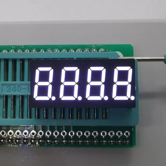 1pc 0.36" White LED 0.36 inch 4 Digit 7 Segment Display Common Anode Brand New