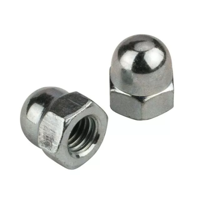 Domed Cap Nut M3 M4 M5 M6 M8 M10 Hex Dome Nuts Stainless Steel A2 Din 1587