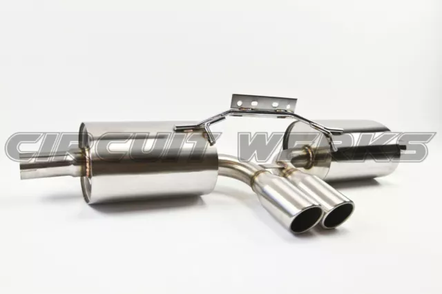 Circuit Werks 97-04 Porsche Boxster 986 Brossé Sortie Système Base S Modèles