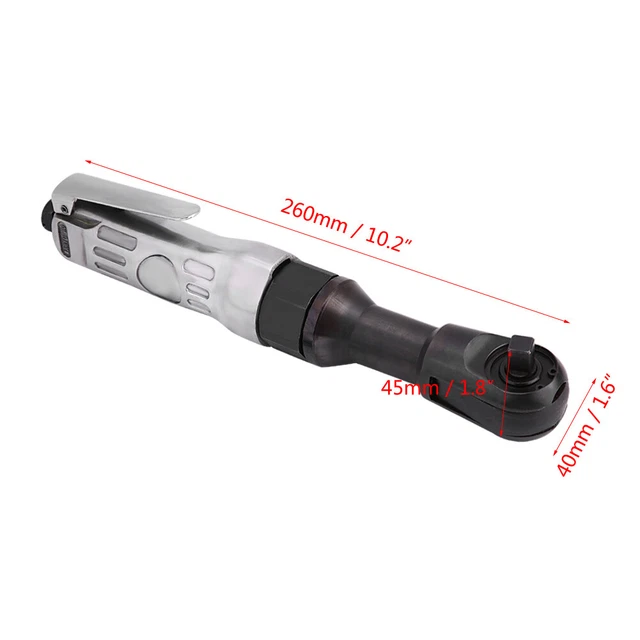 Car 3/8" 10mm Heavy Duty Air Ratchet Wrench Torsion Drive Spanner Pneumatic Auto 3