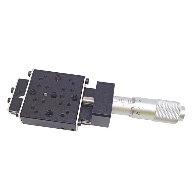 Stade Linéaire Des Axes X, Table Coulissante Manuelle à Torsion Fine, Table Coulissante Manuelle En Alliage D'aluminium Pour Le Traitement De La Manipulation