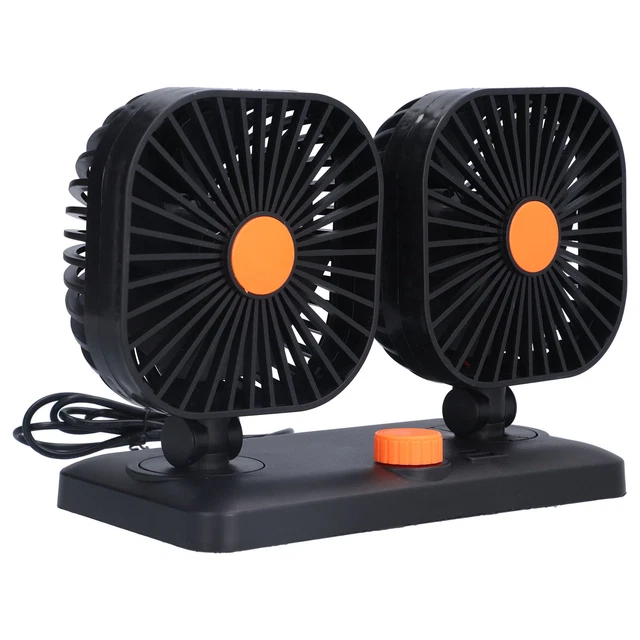 Ventilateur De Refroidissement De Voiture à Deux Têtes USB Universel HG