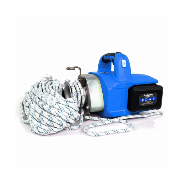 Landworks Electric Towing Capstan Winch Hoist Portable Cordless Brushless Mot... Landworks Electric Towing Capstan Winch Hoist Portable Cordless Brushless Mot...