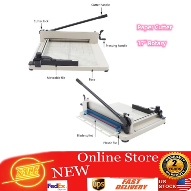 PAPER CUTTER HEAVY Duty For Cardstock Guillotine Paper Cutter 17