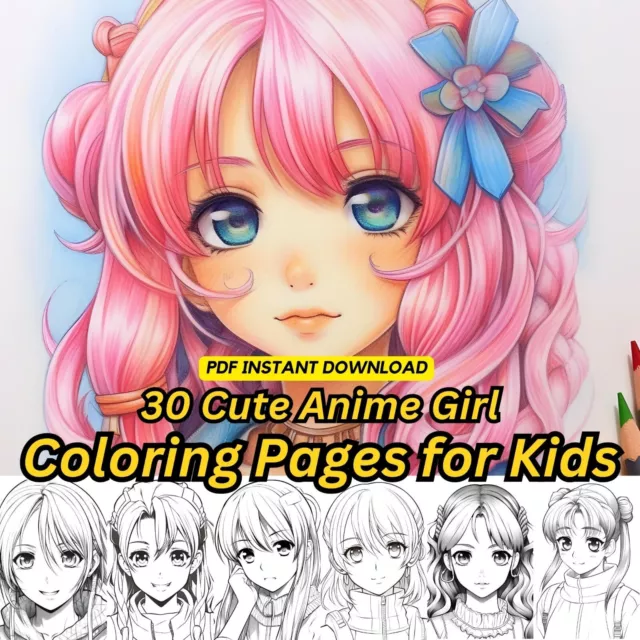 Wicked Girls Coloring Book: Dark Anime Girl Coloring Pages Featuring Cute &  Creepy Illustrations For Adults Teens To Relax And Relieve Stress:  Crenshaw, Markus: 9798394534645: : Books