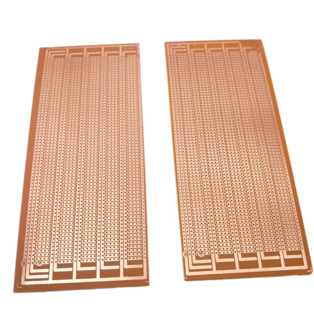 US Stock 2pcs Prototype PCB Universal Bread Board 8.5x20cm Sigle Side Copper